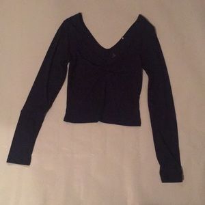 Pacsun navy blue crop